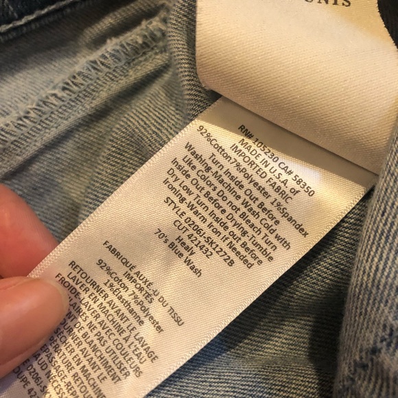 Joie Jeans Button Down Denim Skirt - Picture 10 of 10